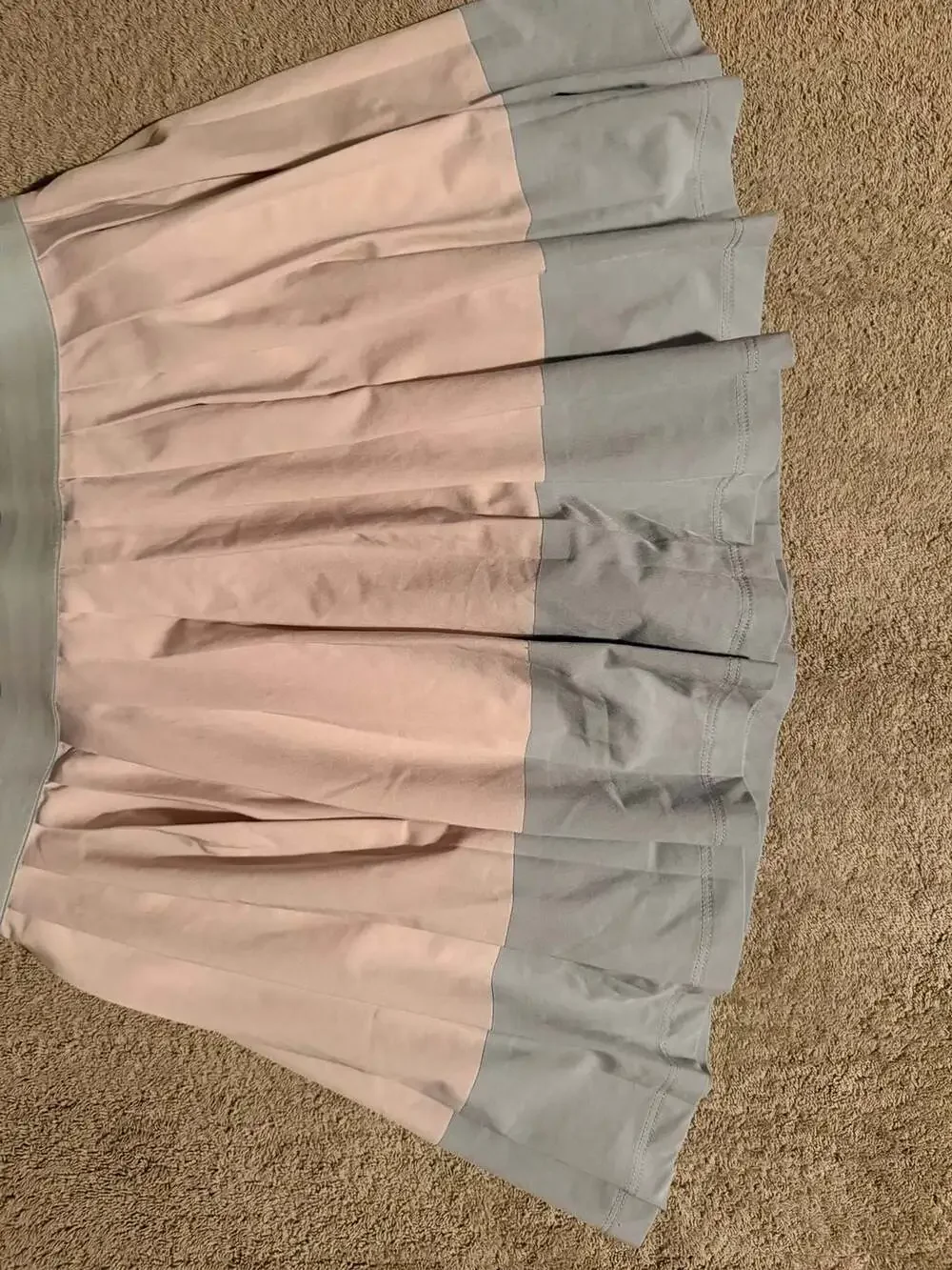 Athleta Girl Pleated Skort Size XL/14 Pink Blue Athletic Skirt